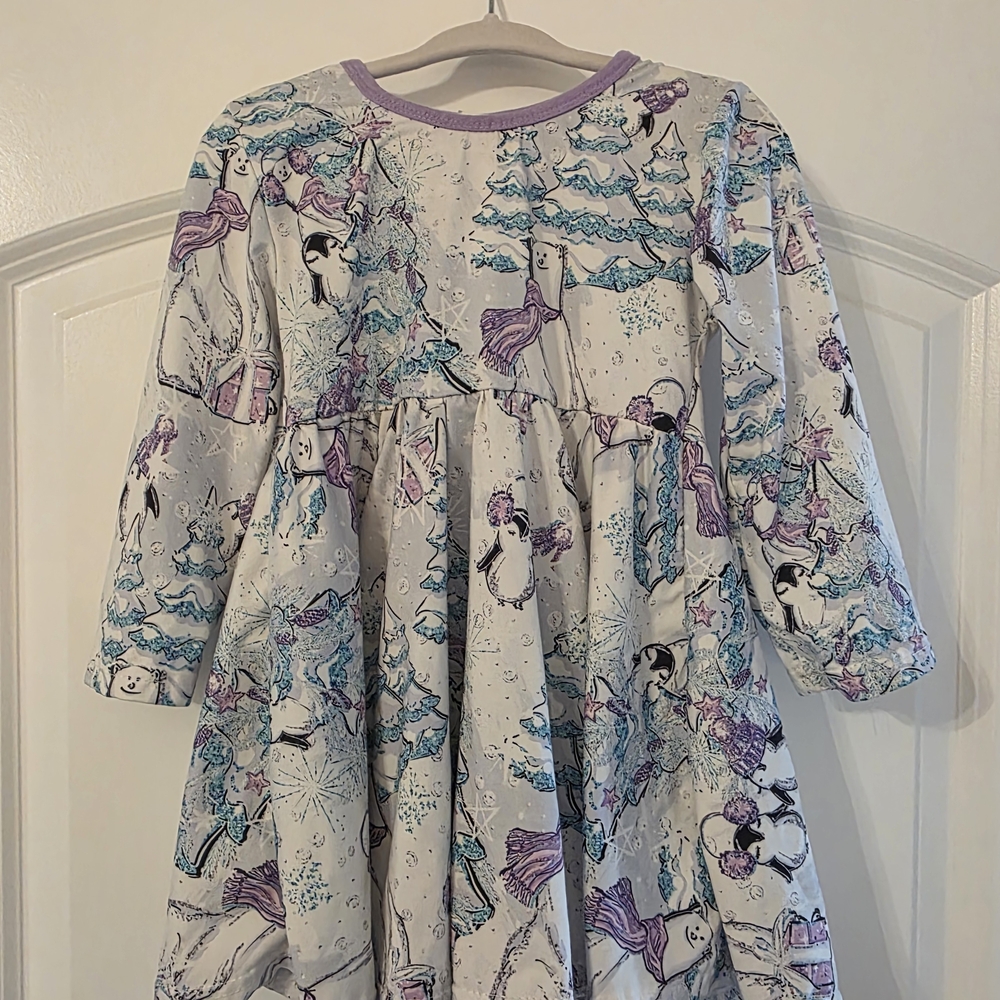 Winter Wonderland Long Sleeve Dress